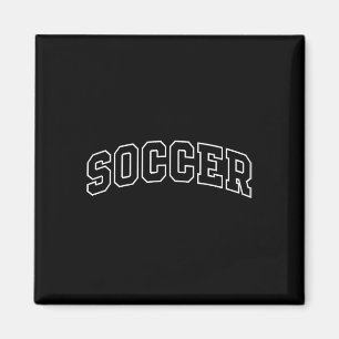Voetbal Grappige Sportieve Lettering Teamspeler Co Magneet