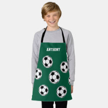 Voetbal Groen Gepersonaliseerde Kinderen Terug naa