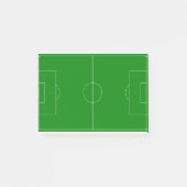 Voetbal groen post-it® notes (Voorkant)