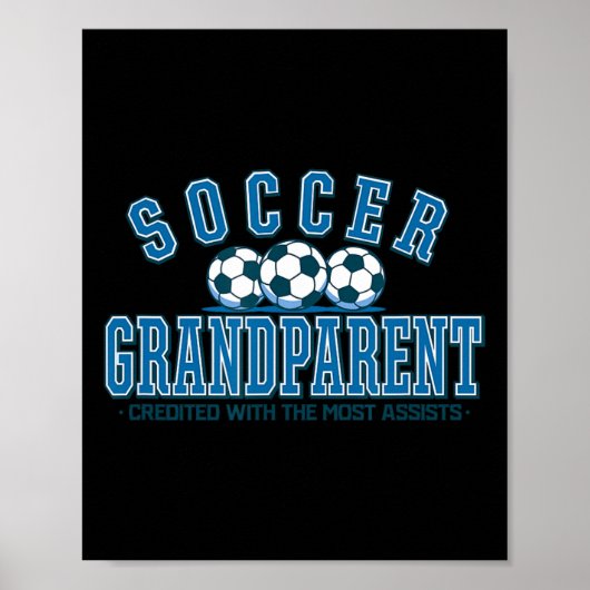 Voetbal Grootouder Gecrediteerd Met De Meeste Ists Poster (Voorkant)