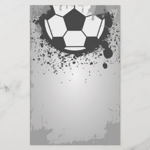 Voetbal grunge achtergrond Stationery Briefpapier