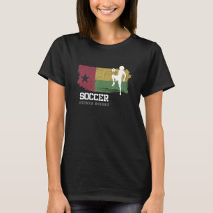 Voetbal Guinee Bissau Vlag Football Vrouwen Voetba T-shirt