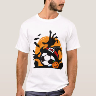 Voetbal Halloween Nacht T-shirt