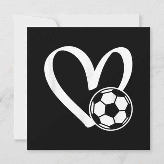 Voetbal Hart Save The Date (Voorkant)