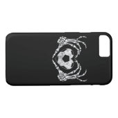 Voetbal Hart Skelet Hand Halloween Kostuum Case-Mate iPhone Case (Achterkant (Horizontaal))