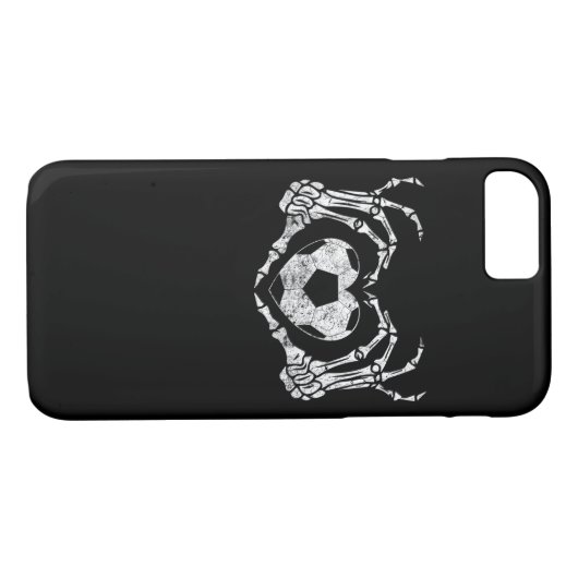 Voetbal Hart Skelet Hand Halloween Kostuum Case-Mate iPhone Case (Achterkant (Horizontaal))