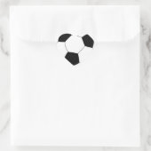 Voetbal Hart Sticker (Tas)
