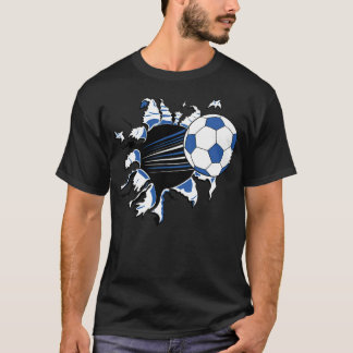 Voetbal-hartslagtennis: het leven t-shirt