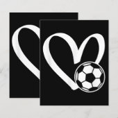 Voetbal Heart (Voorkant / Achterkant)
