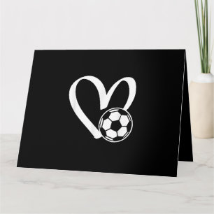 Voetbal Heart Kaart