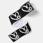 Voetbal Heart Lint (Achterkant)