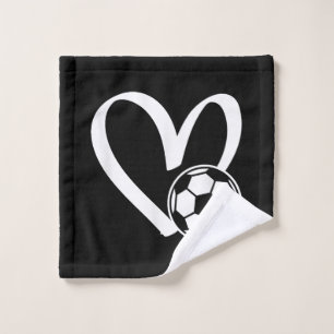 Voetbal Heart Washandje