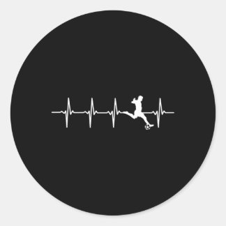 Voetbal Hebeat voor voetballers Ronde Sticker
