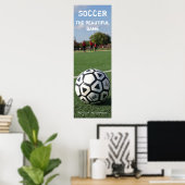 Voetbal - Het mooie Poster van 12x36 (Thuiskantoor)