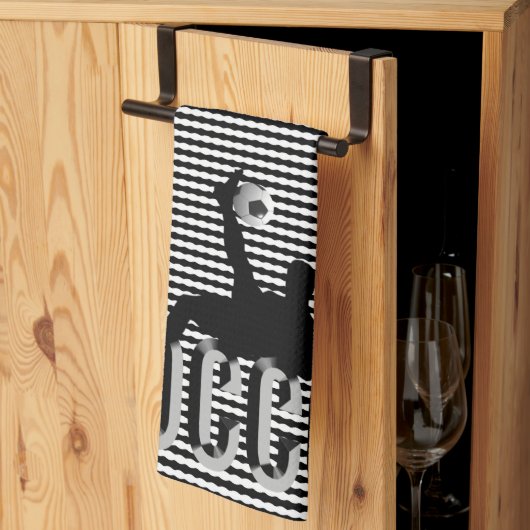 Voetbal het spel, Dish Towel Theedoek (Derde Gevouwen)