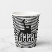 Voetbal het spel, papierbekertjes papieren bekers (Voorkant)