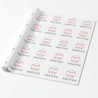 Voetbal Honkbal Grappig Divert Shirts Cadeaupapier