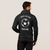 voetbal icoon coach hoodie (Achterkant volledig)