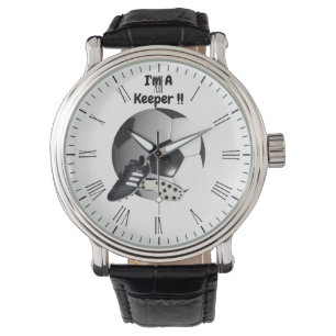 Voetbal Im A Keeper, polshorloge Horloge