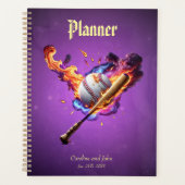 Voetbal in brand. planner (Voorkant)