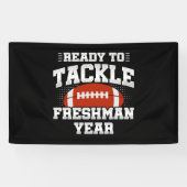 Voetbal in de 9e klas gaat de uitdaging van 'Terug Spandoek (Horizontaal)