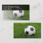 voetbal in Grass Visitekaartje (Voorkant / Achterkant)