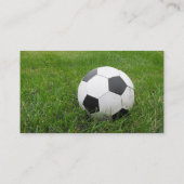 voetbal in Grass Visitekaartje (Achterkant)