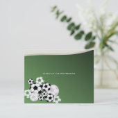 Voetbal Invitational Bar Mitswa Kaart (Staand voorkant)