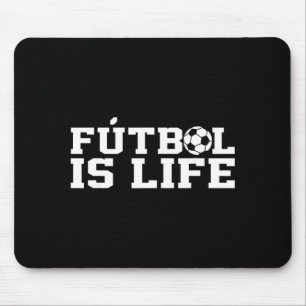 Voetbal Is Leven Voetbal Grappig Voetbal Liefhebbe Muismat