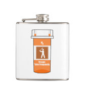 Voetbal is mijn drug heupfles (Voorkant)