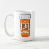 Voetbal is mijn drug koffiemok (Links)