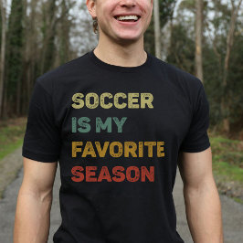 Voetbal is mijn favoriete verkenner t-shirt