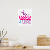 Voetbal is mijn leven poster (Keuken)