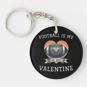 Voetbal is mijn Valentijn Sleutelhanger
