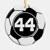 Voetbal Jersey nummer 44 Gift Idea Keramisch Ornament (Voorkant)