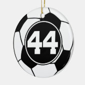 Voetbal Jersey nummer 44 Gift Idea Keramisch Ornament (Links)