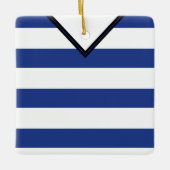 Voetbal Jersey Sjabloon Ornament (Voorkant)