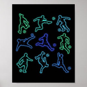 Voetbal Jongens Kinderen Poster