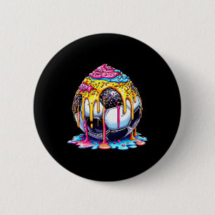 Voetbal Jongens Meisjes Kinderen Voetbyll Ijsje Vo Ronde Button 5,7 Cm