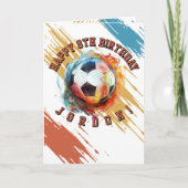 Voetbal kaart (Voorkant)