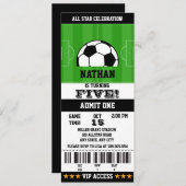 Voetbal Kaart (Voorkant / Achterkant)