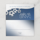 Voetbal Kaart (Buitenkant ongevouwen)