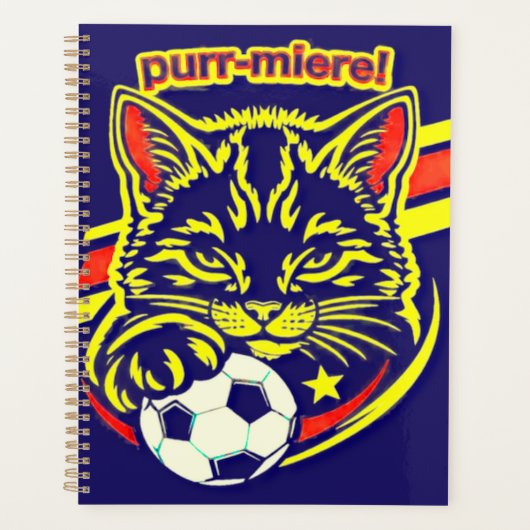 Voetbal Kat graphics Planner (Voorkant)