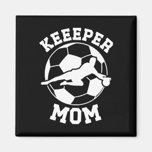 Voetbal Keeper Moeder Van Een Voetbal Keeper Moede Magneet