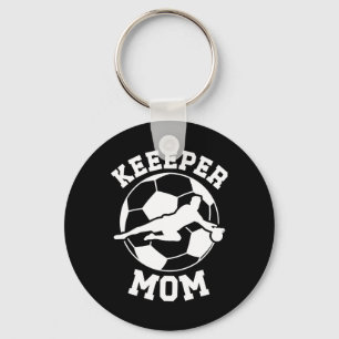 Voetbal Keeper Moeder Van Een Voetbal Keeper Moede Sleutelhanger