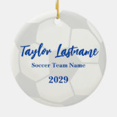 Voetbal Keepomwille Ceramic Ornament (Achterkant)