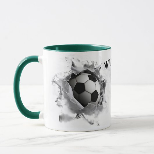 Voetbal Keepsake Mok (Links)
