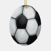 Voetbal Keramisch Ornament (Rechts)