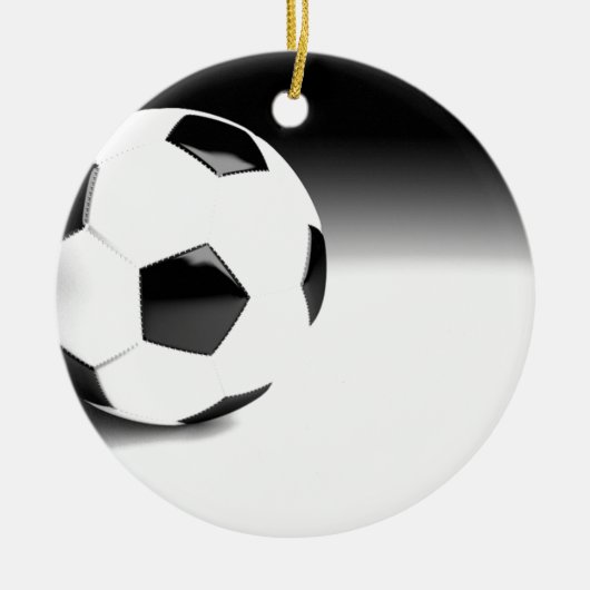 Voetbal Keramisch Ornament (Voorkant)
