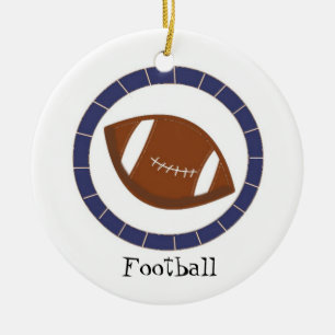 Voetbal Keramisch Ornament